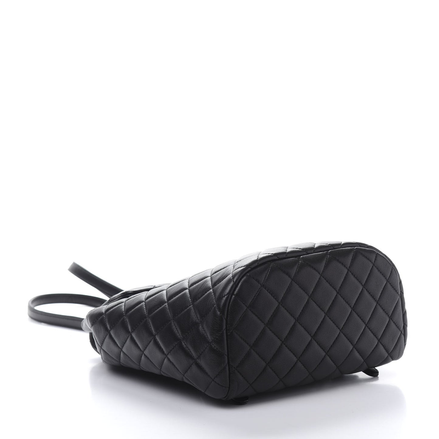 Lambskin Quilted Small Urban Spirit Backpack Black