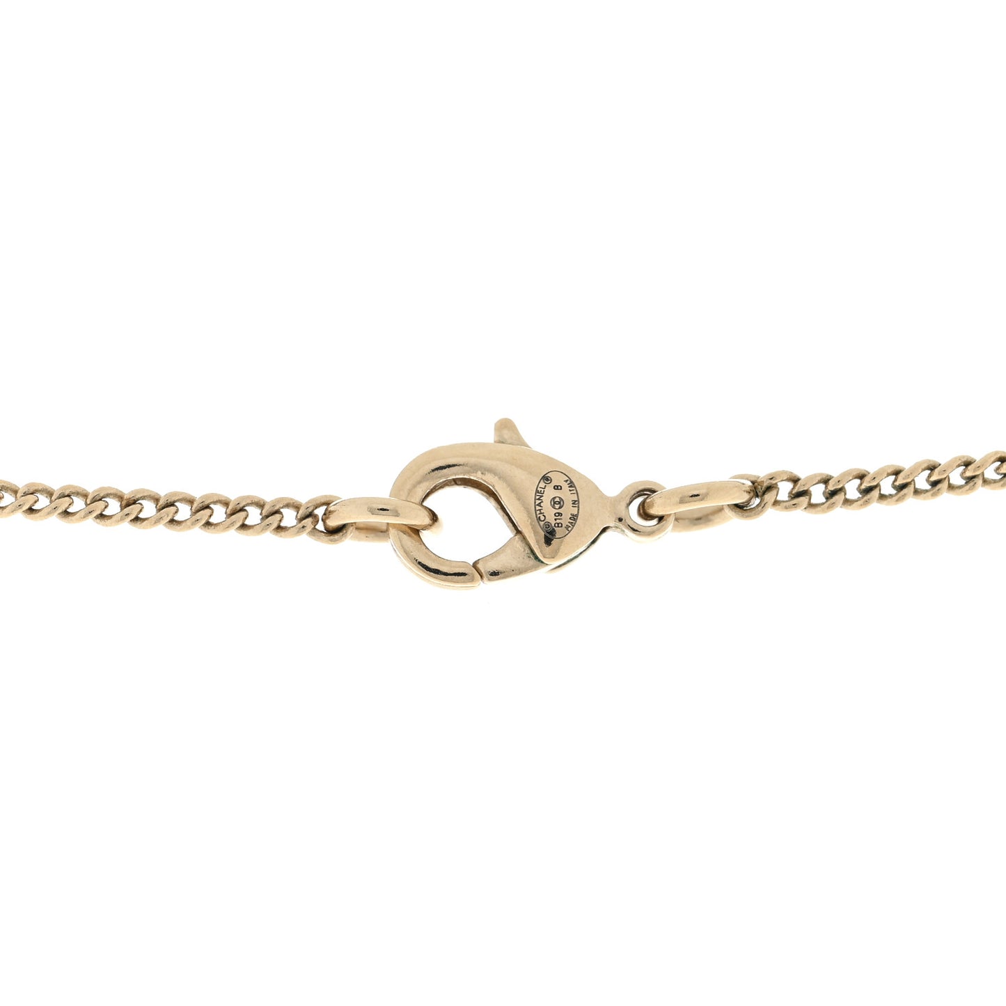 Crystal Pearl Charming Winter CC Star Heart Drop Necklace Gold