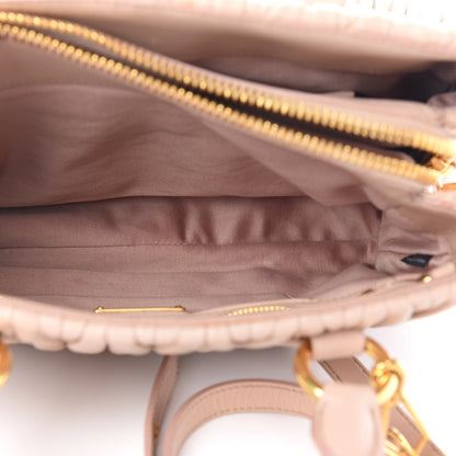 Miu Miu Nappa Matelasse Tote Cammeo 6 of 10