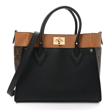 Louis Vuitton Calfskin Monogram On My Side Black 1 of 9