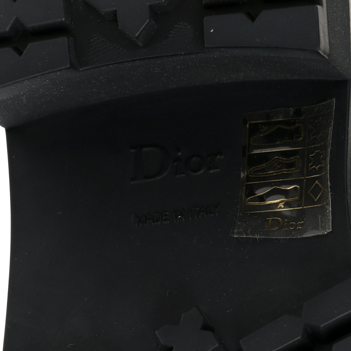 Calfskin Cannage D-Leader Ankle Boots 37.5 Black