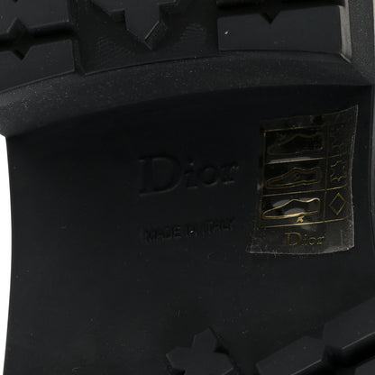 Christian Dior Calfskin Cannage D-Leader Ankle Boots 37.5 Black 7 of 9
