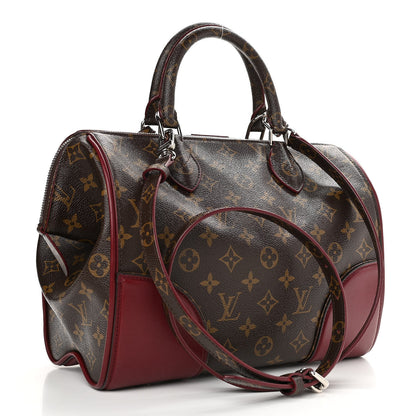 Louis Vuitton Monogram Shine Doc PM Bordeaux 3 of 9