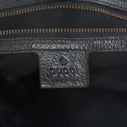 Gucci Python Suede Fringe Large Babouska Tote Black 6 of 7