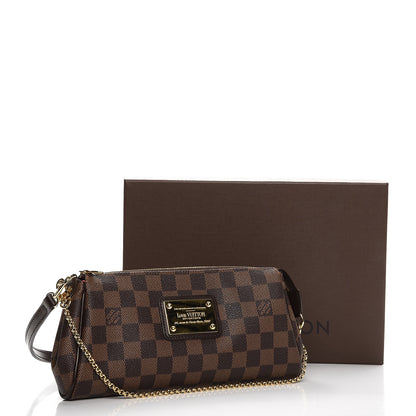 Louis Vuitton Damier Ebene Eva Clutch 9 of 9