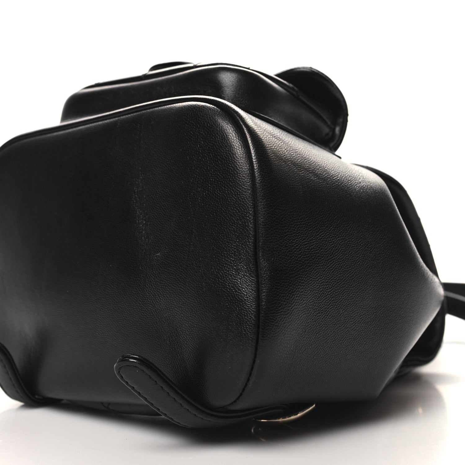 Chanel Lambskin Quilted Small Duma Drawstring Backpack Black 10 of 10