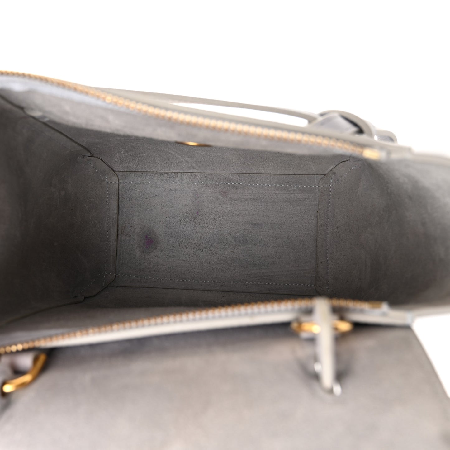 Grained Calfskin Nano Belt Bag Mineral