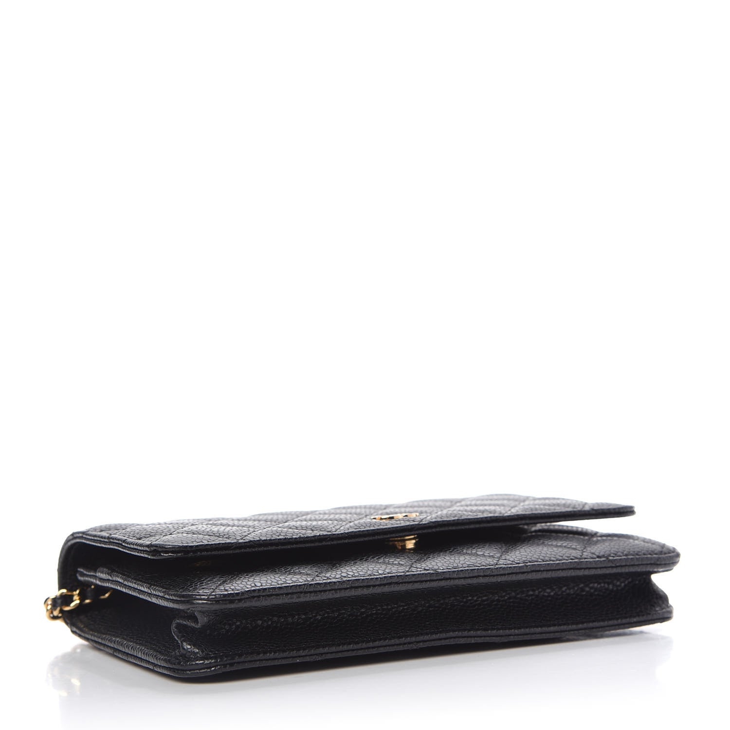 Chanel Caviar Quilted Wallet On Chain WOC Black 4 of 12