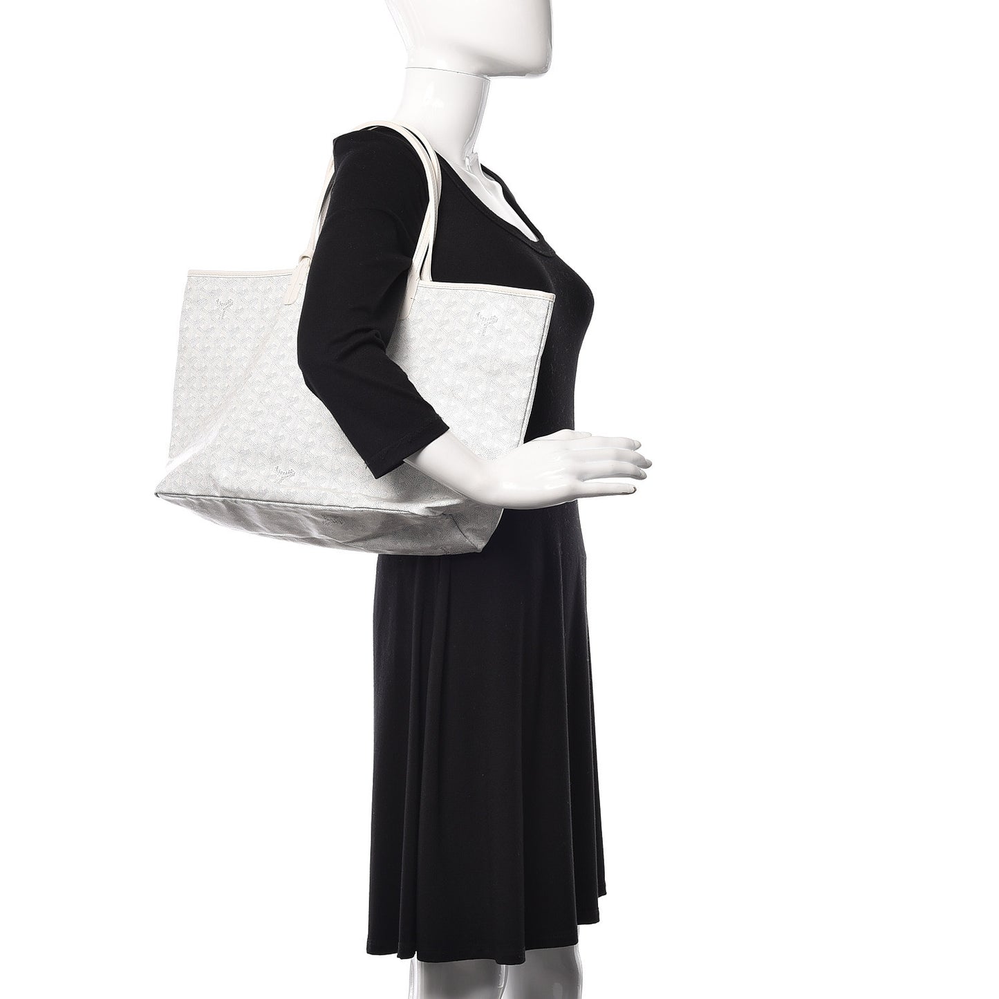 Goyardine Saint Louis PM White