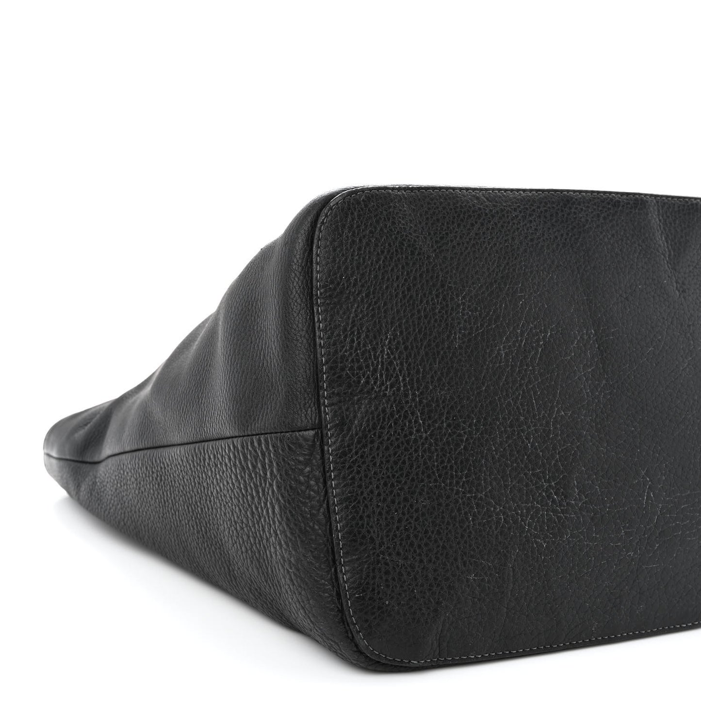 Calfskin Large New Marcie Tote Black