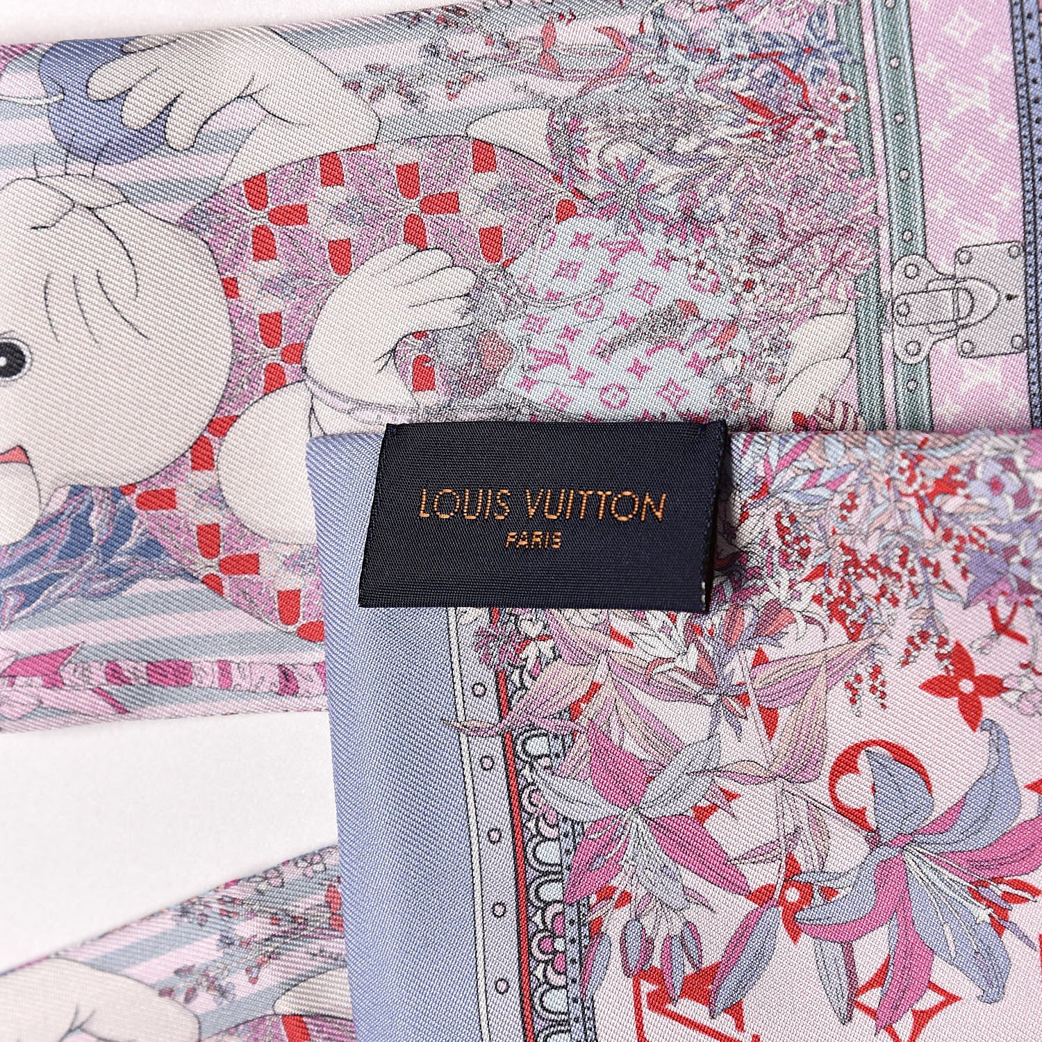 Louis Vuitton Silk Vuittonite Bandeau Blush 4 of 4