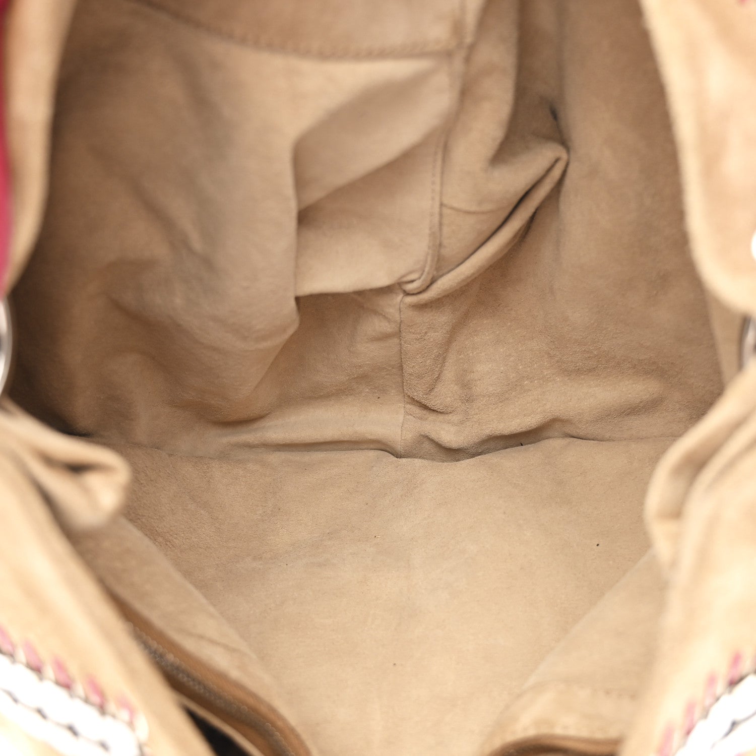 Bottega Veneta Nappa Velour Embellished Chrysler Aquilone Fortune Cookie Hobo Beige Pink 5 of 15