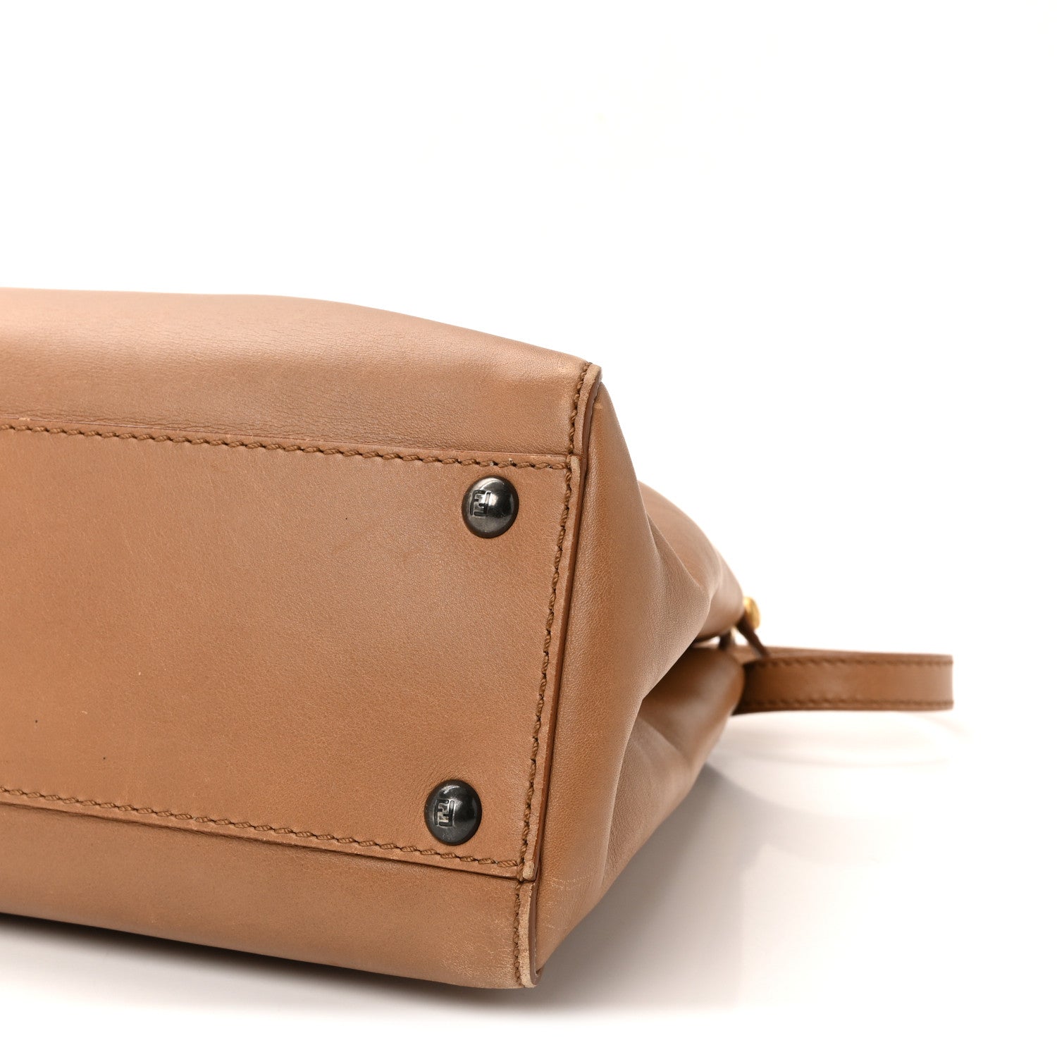 Fendi Vitello Seta Shiny Nappa Elaphe Medium Peekaboo Iconic