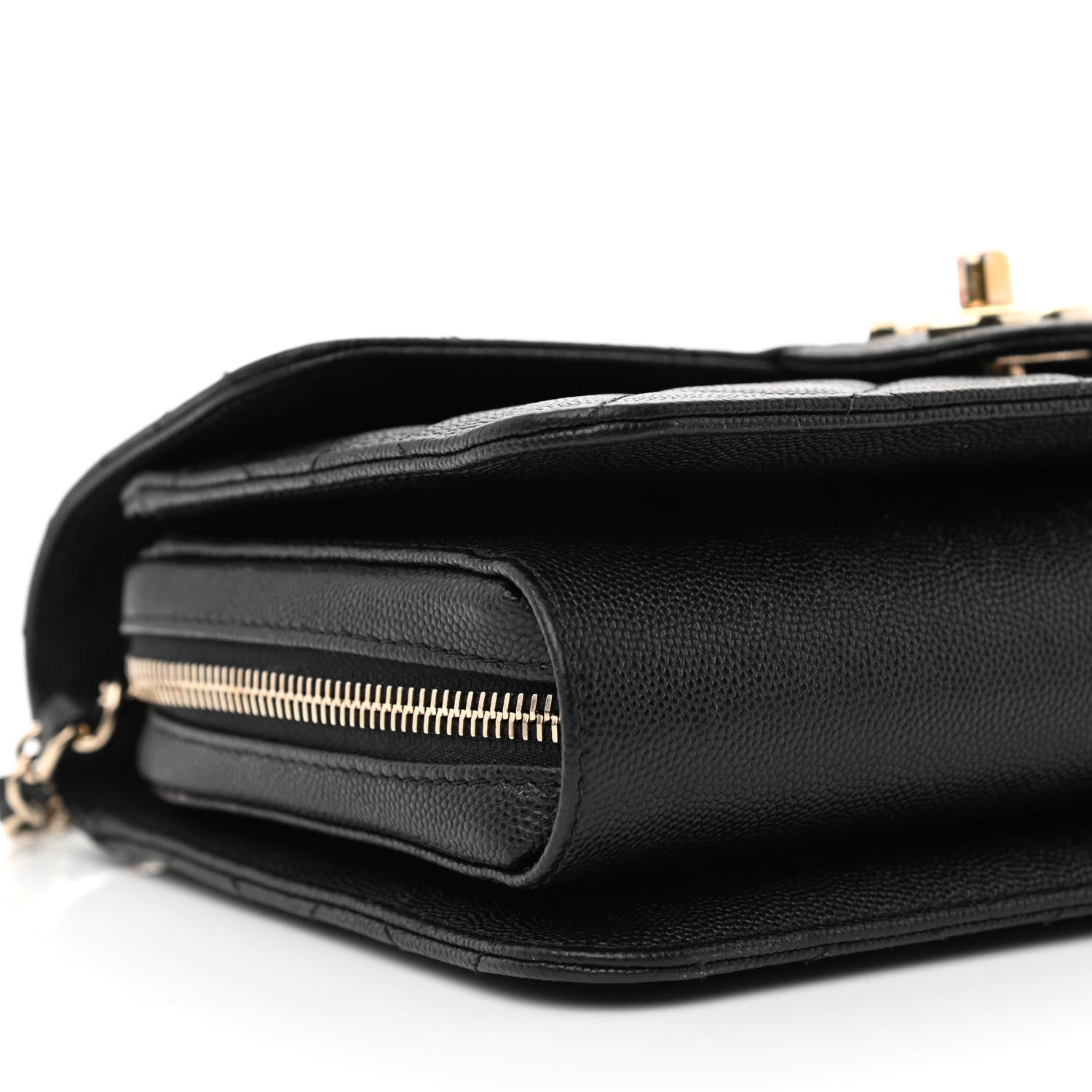 Chanel Caviar Quilted Large Like A Wallet Flap Black 10 of 11