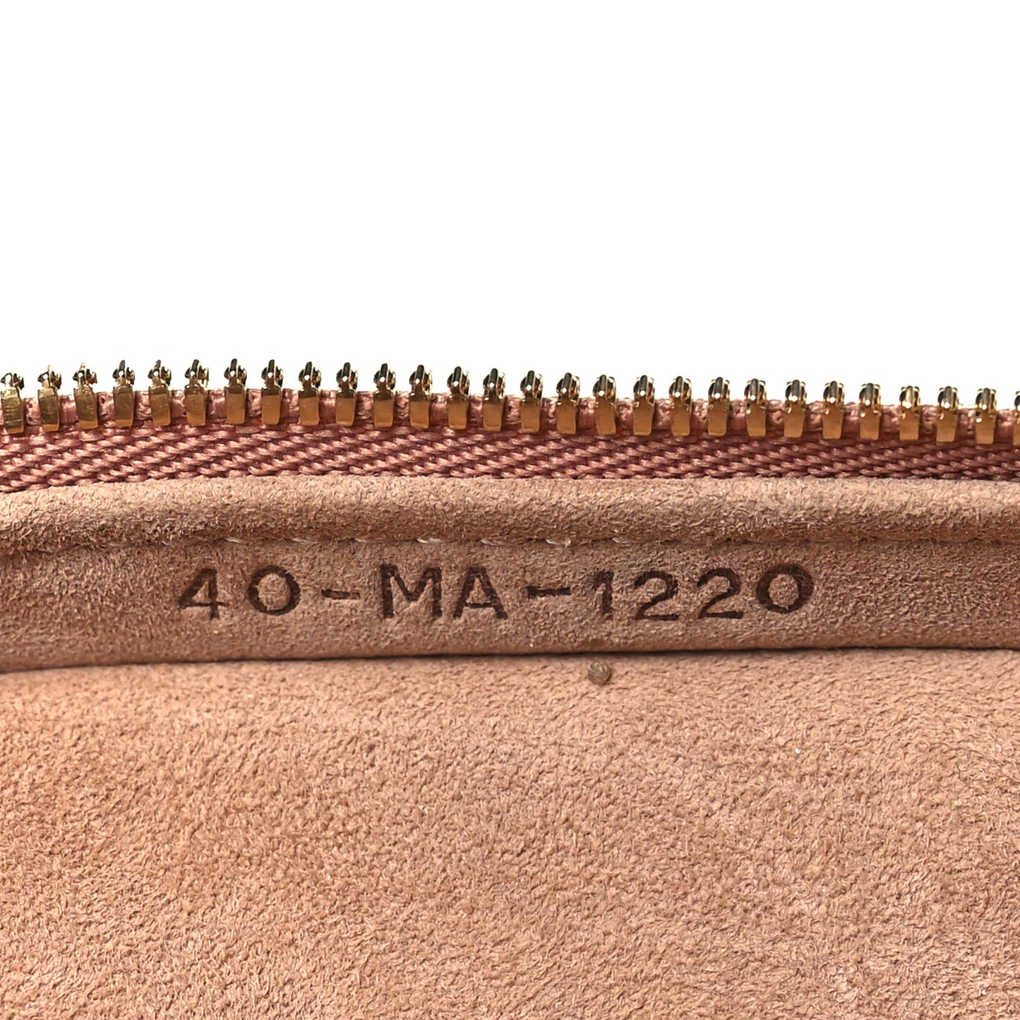 Lambskin Cannage Micro Vanity Case Rose Des Vents