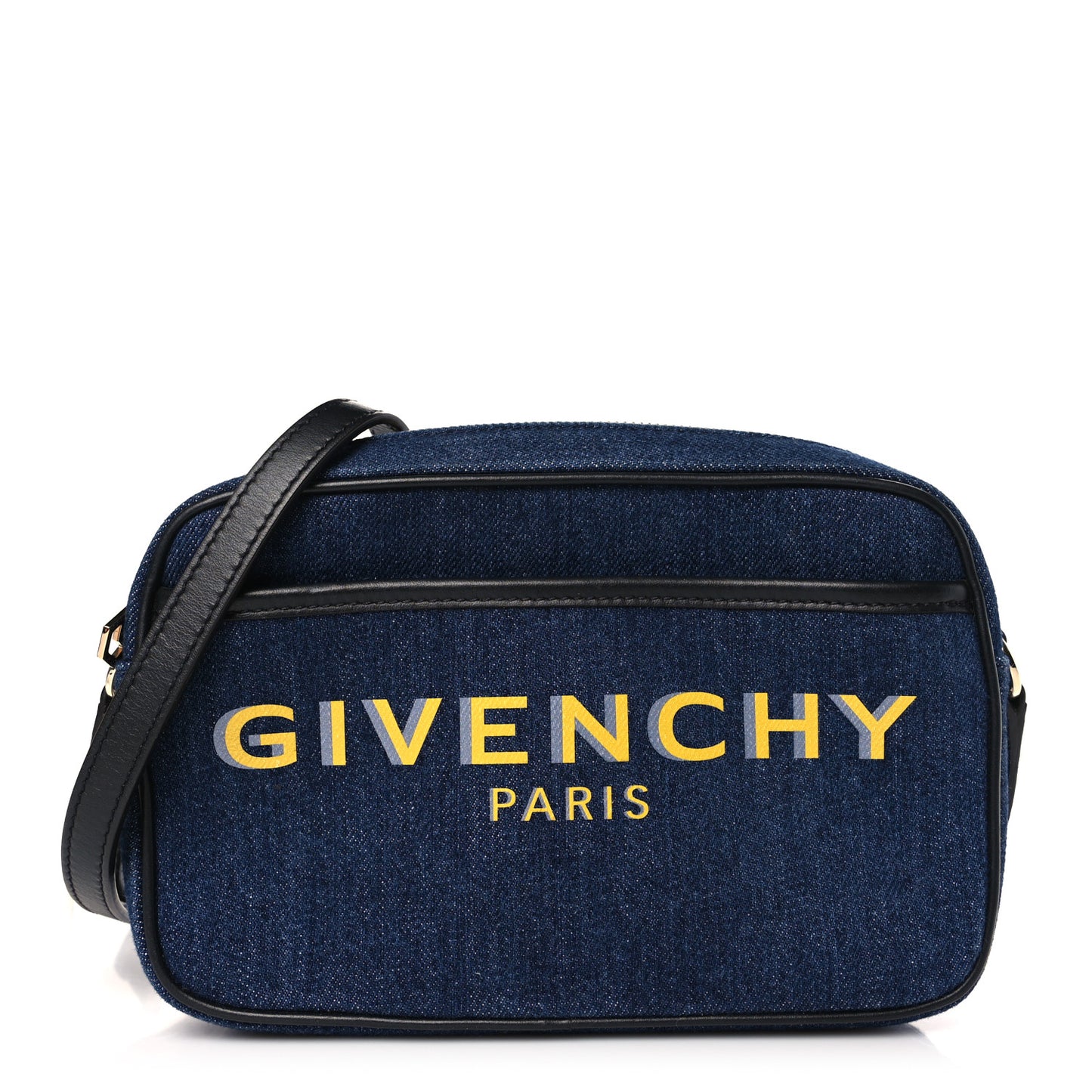 Denim Logo Bond Camera Bag Blue