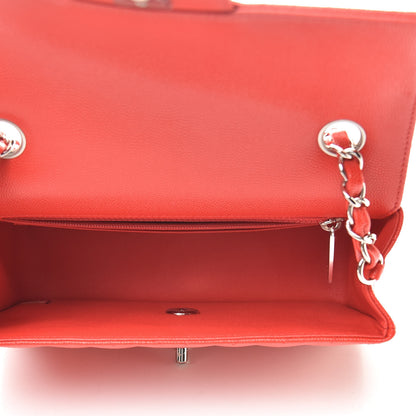 Chanel Caviar Chevron Quilted Mini Rectangular Flap Red 5 of 11