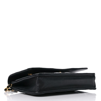 Chanel Lambskin Quilted Wallet On Chain WOC Black 4 of 15