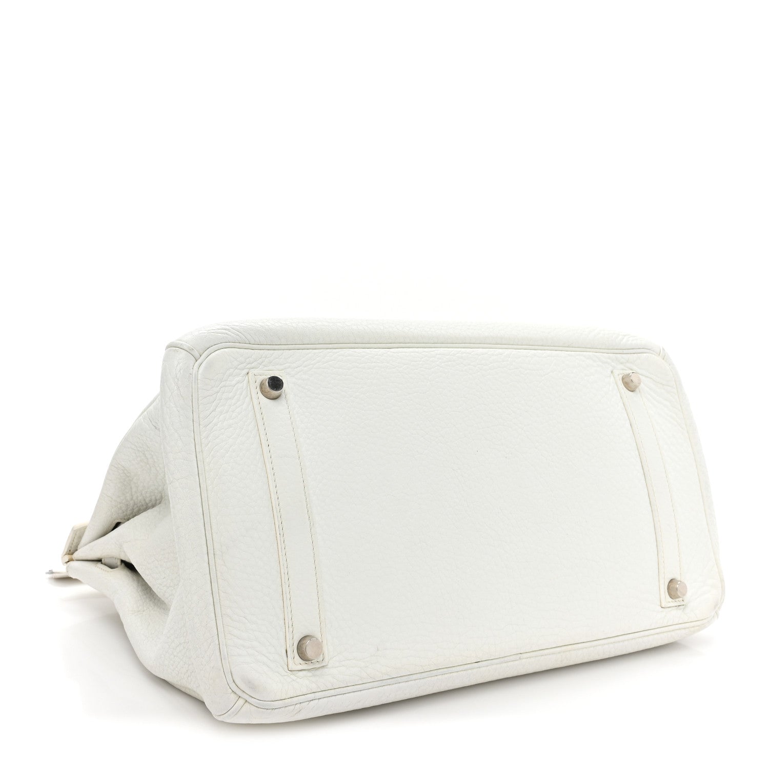 Hermes Taurillon Clemence BIRKIN 35 White 4 of 18