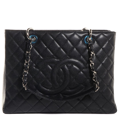 Chanel Caviar Grand Shopping Tote GST Black 1 of 7