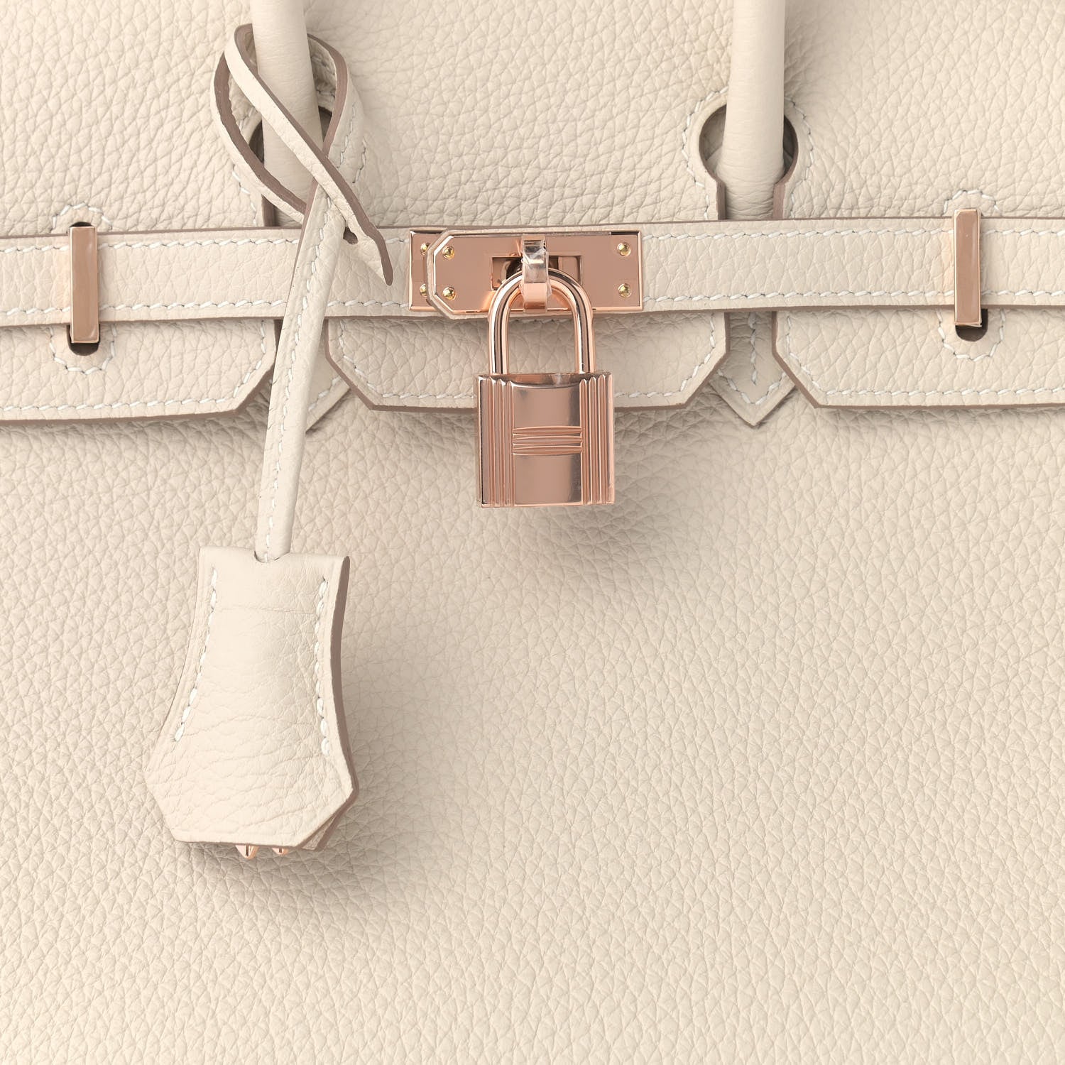 Hermes Togo Birkin 25 Craie 8 of 11