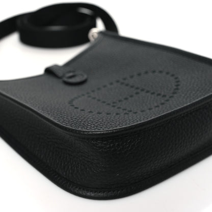 Hermes Taurillon Clemence Evelyne TPM Black 9 of 11