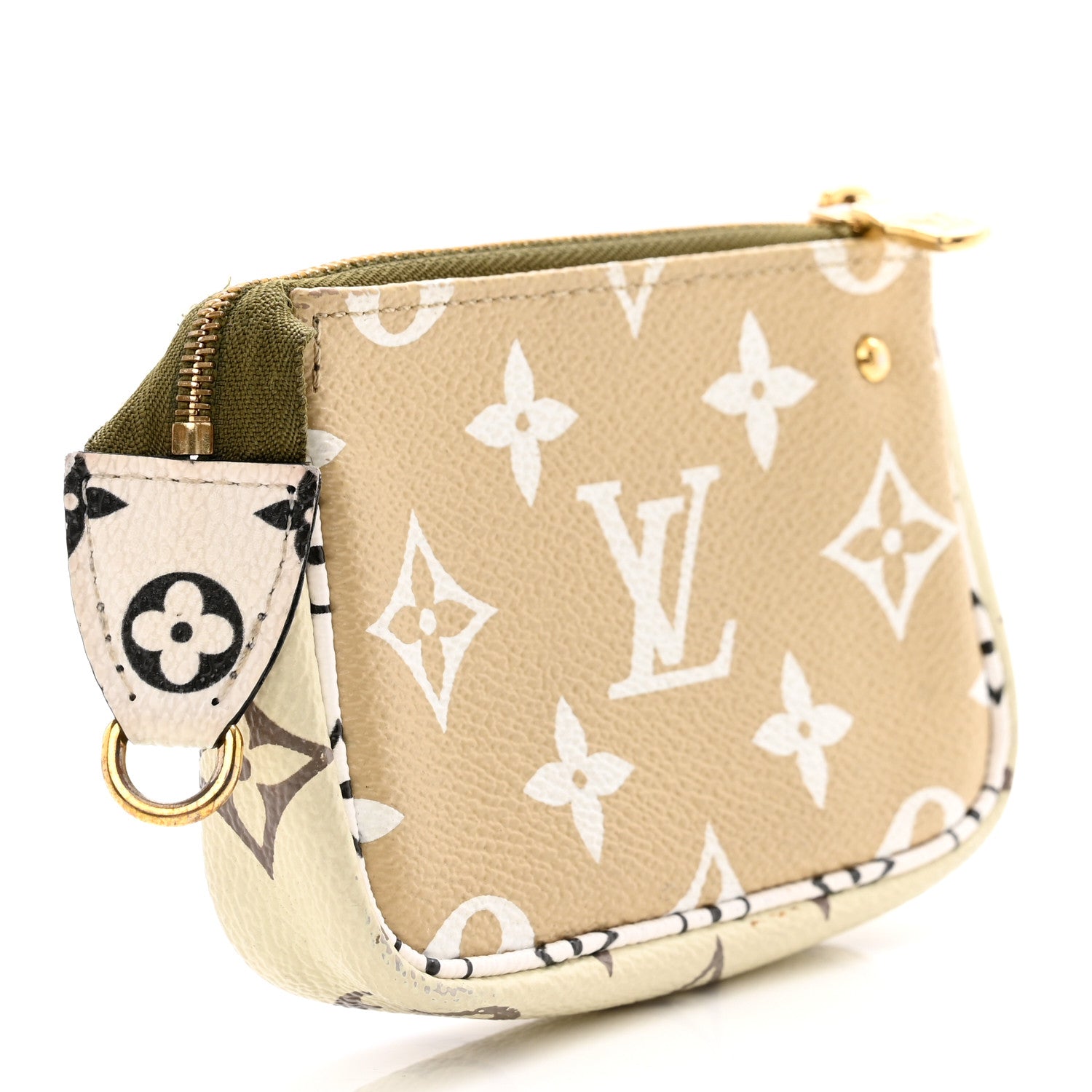 Louis Vuitton Monogram Giant Micro Pochette Accessories Kaki White 3 of 15