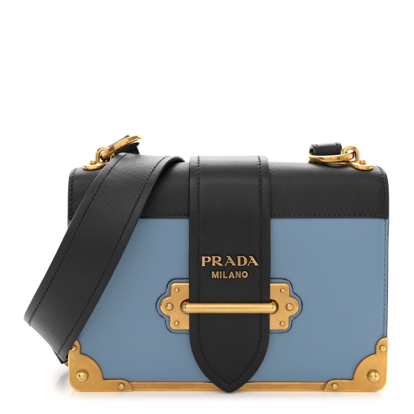 City Calf Saffiano Cahier Bag Astrale Black