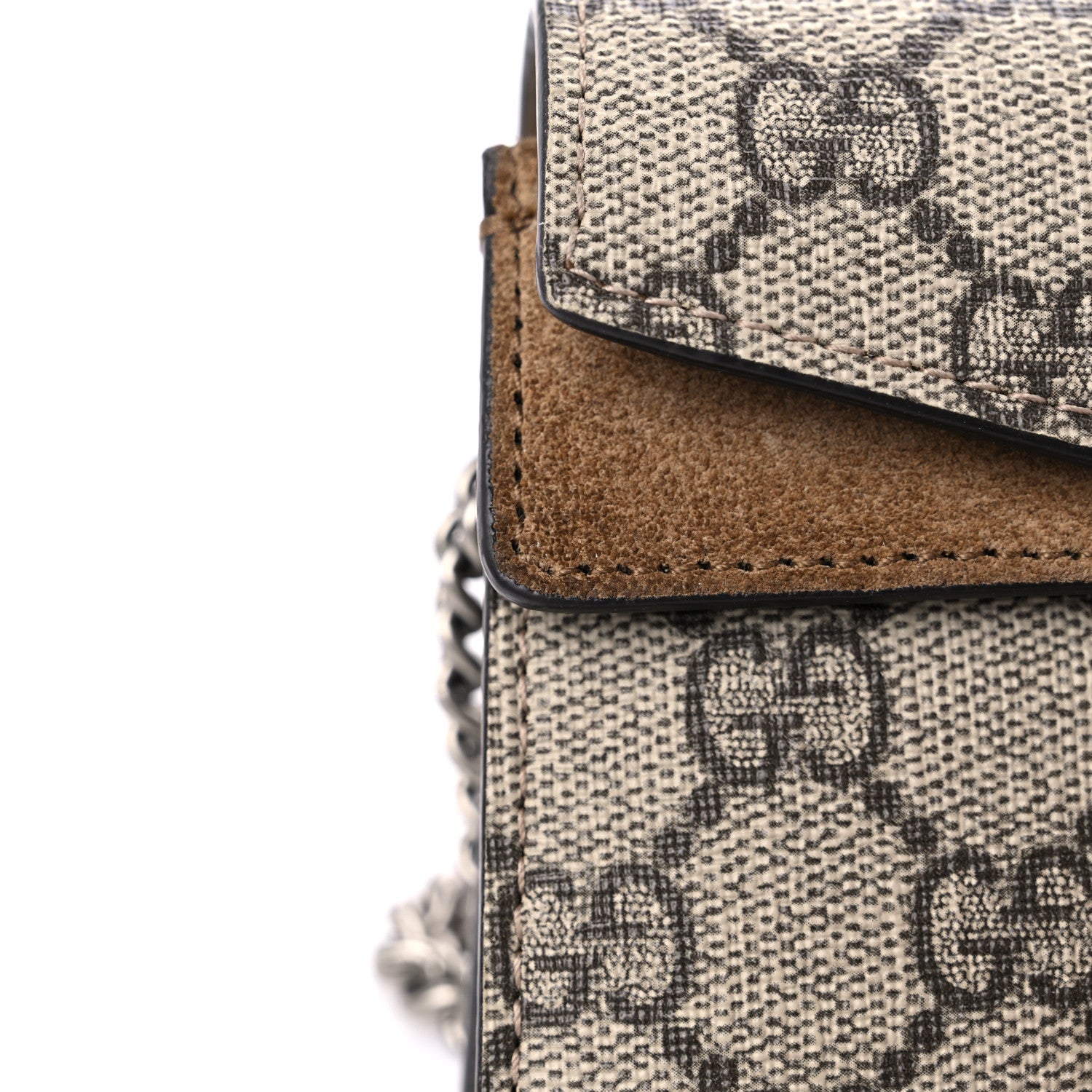 Gucci GG Supreme Monogram Super Mini Dionysus Shoulder Bag Taupe 13 of 15