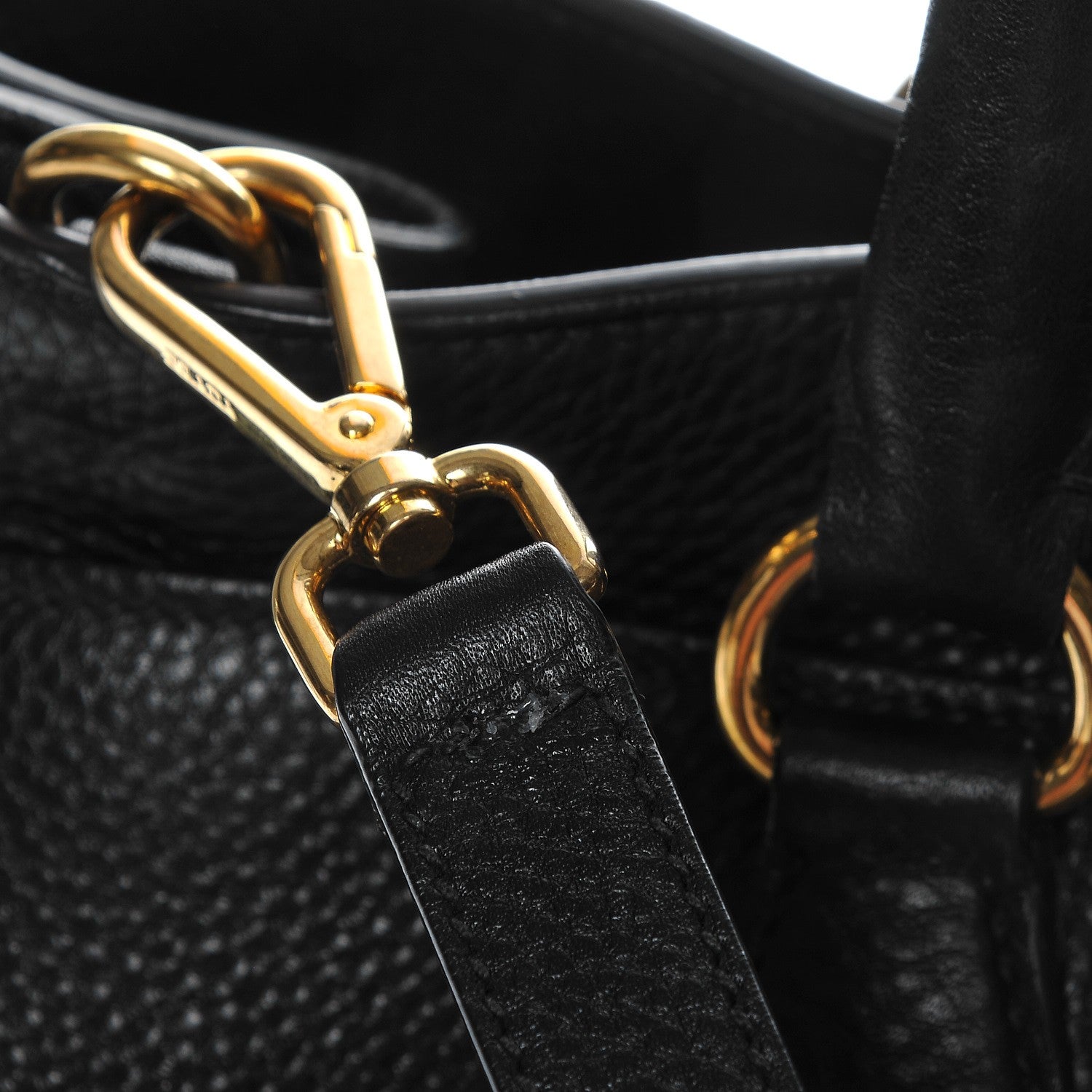 Prada Vitello Daino Tote Nero Black 12 of 21