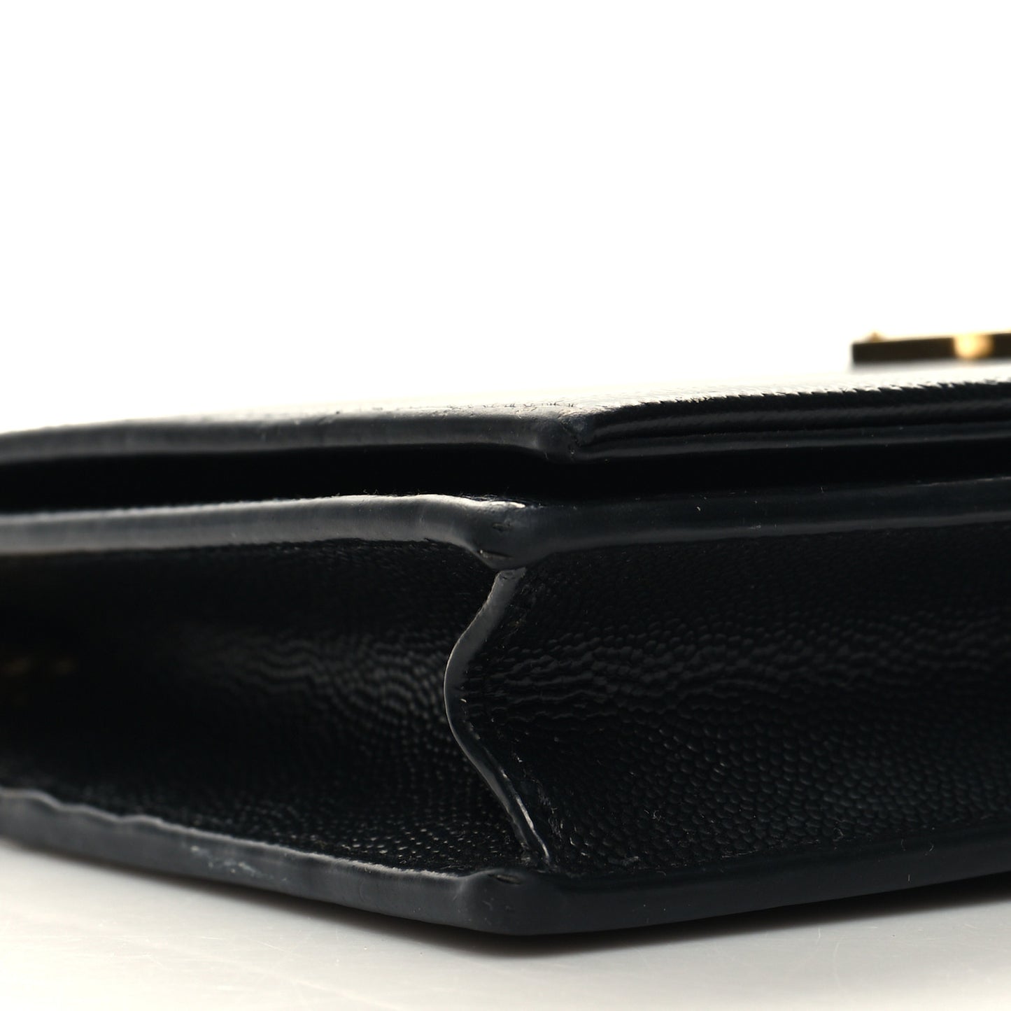 Grain De Poudre Classic Monogram Kate Tassel Chain Wallet Black
