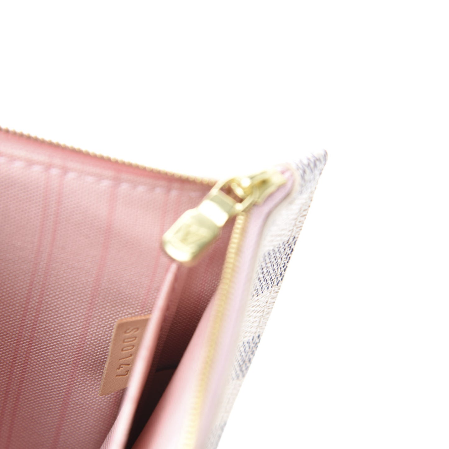 Damier Azur Neverfull MM GM Pochette Rose Ballerine