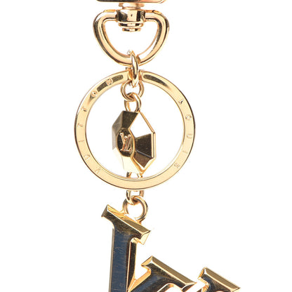 Louis Vuitton LV Facettes Bag Charm Key Holder Gold 4 of 6
