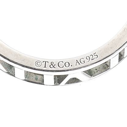 Tiffany Sterling Silver Wide Atlas Open Ring 55 7.25 4 of 4