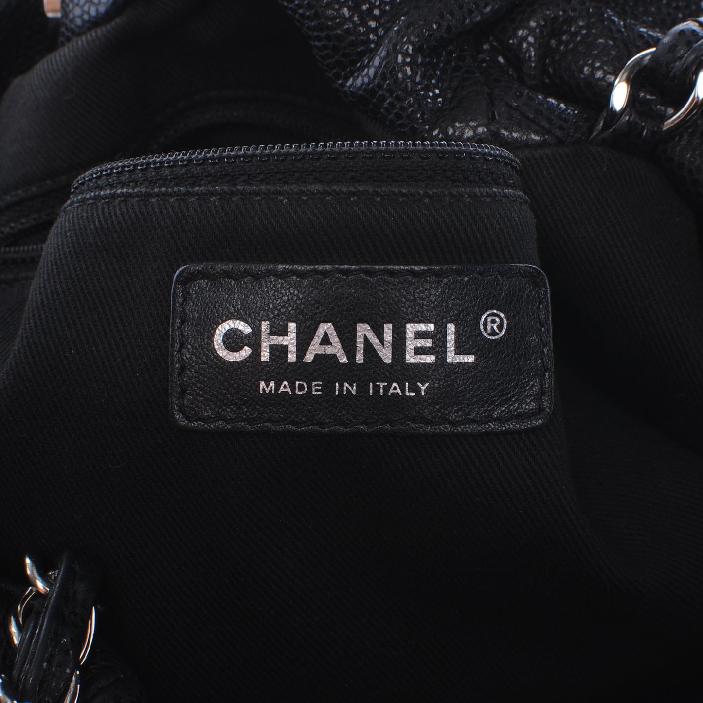 Caviar 31 Drawstring Tote Black