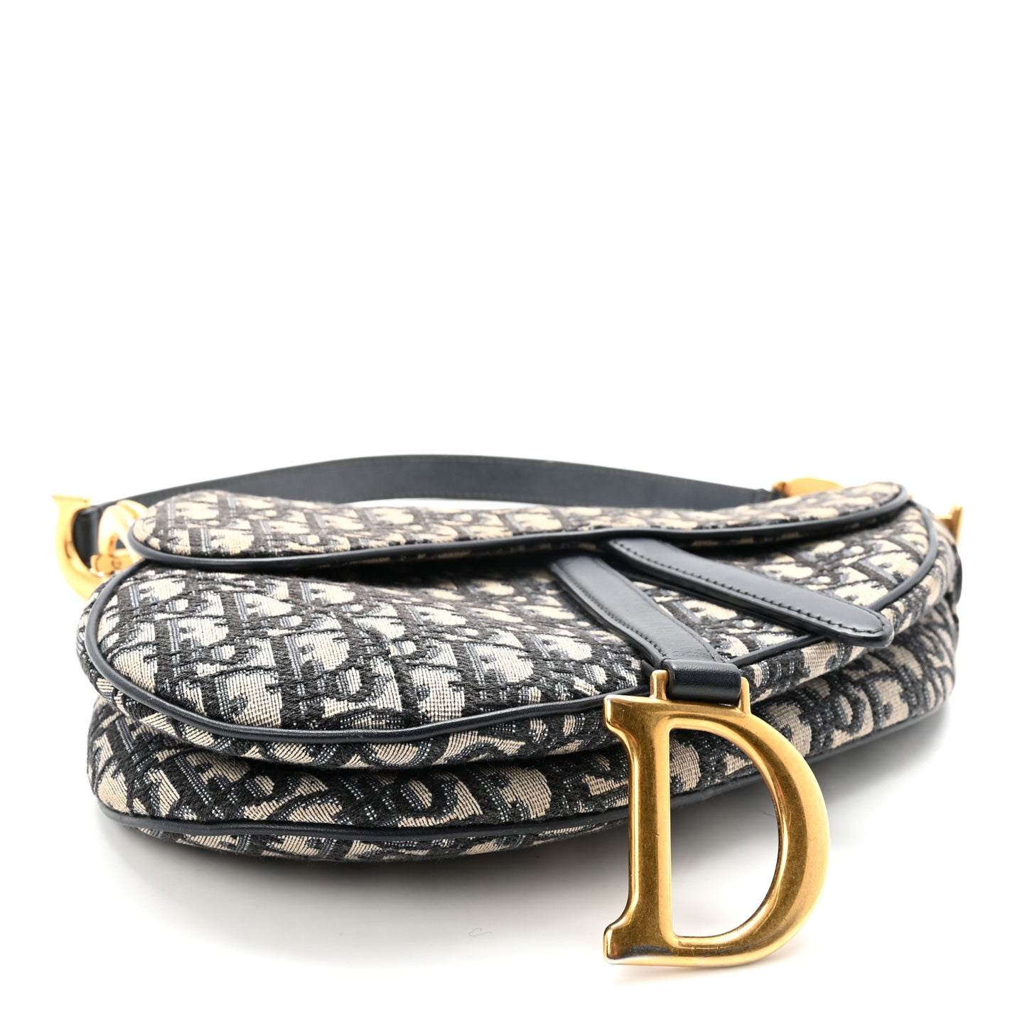 Oblique Saddle Bag Blue