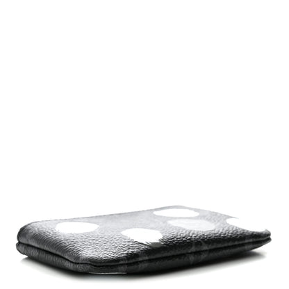 Louis Vuitton LV X YK Monogram Eclipse Key Pouch Black Silver 4 of 7