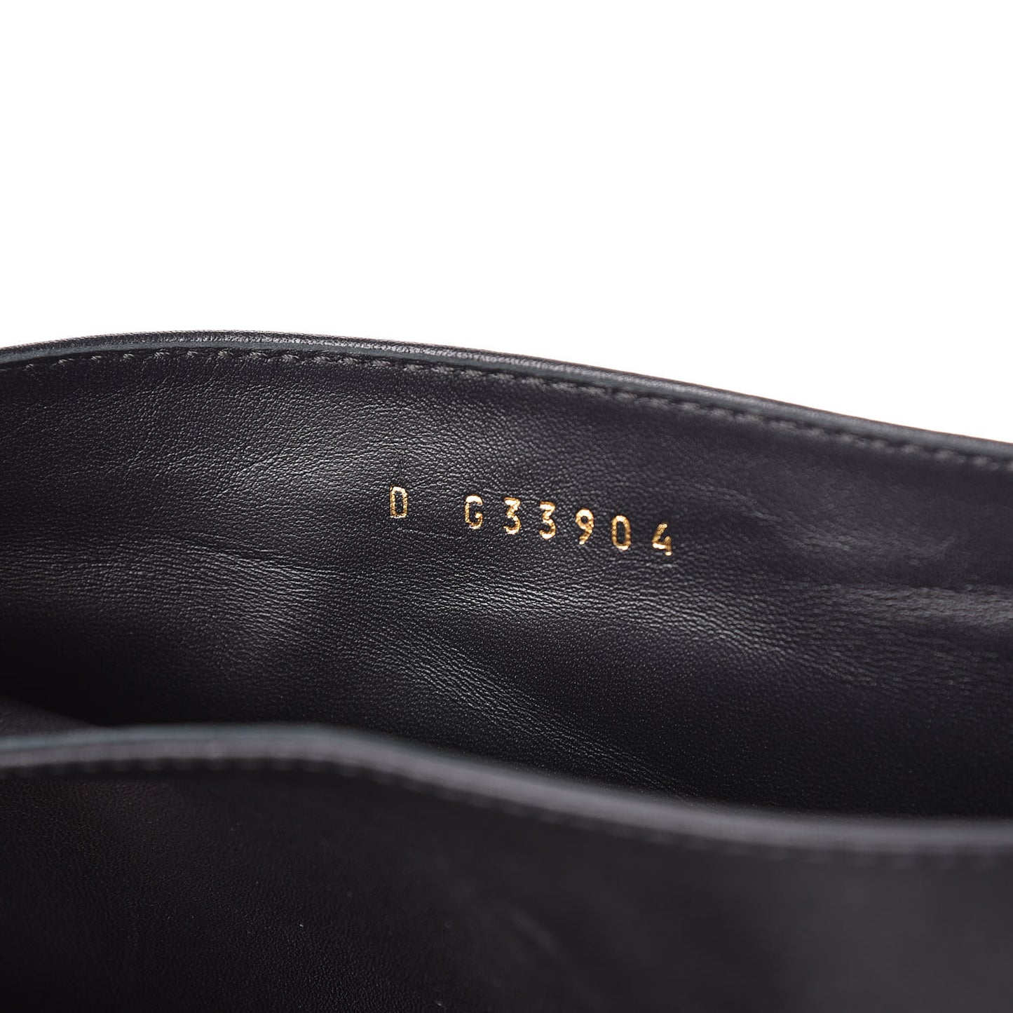 Calfskin Tall CC Boots 41.5 Black
