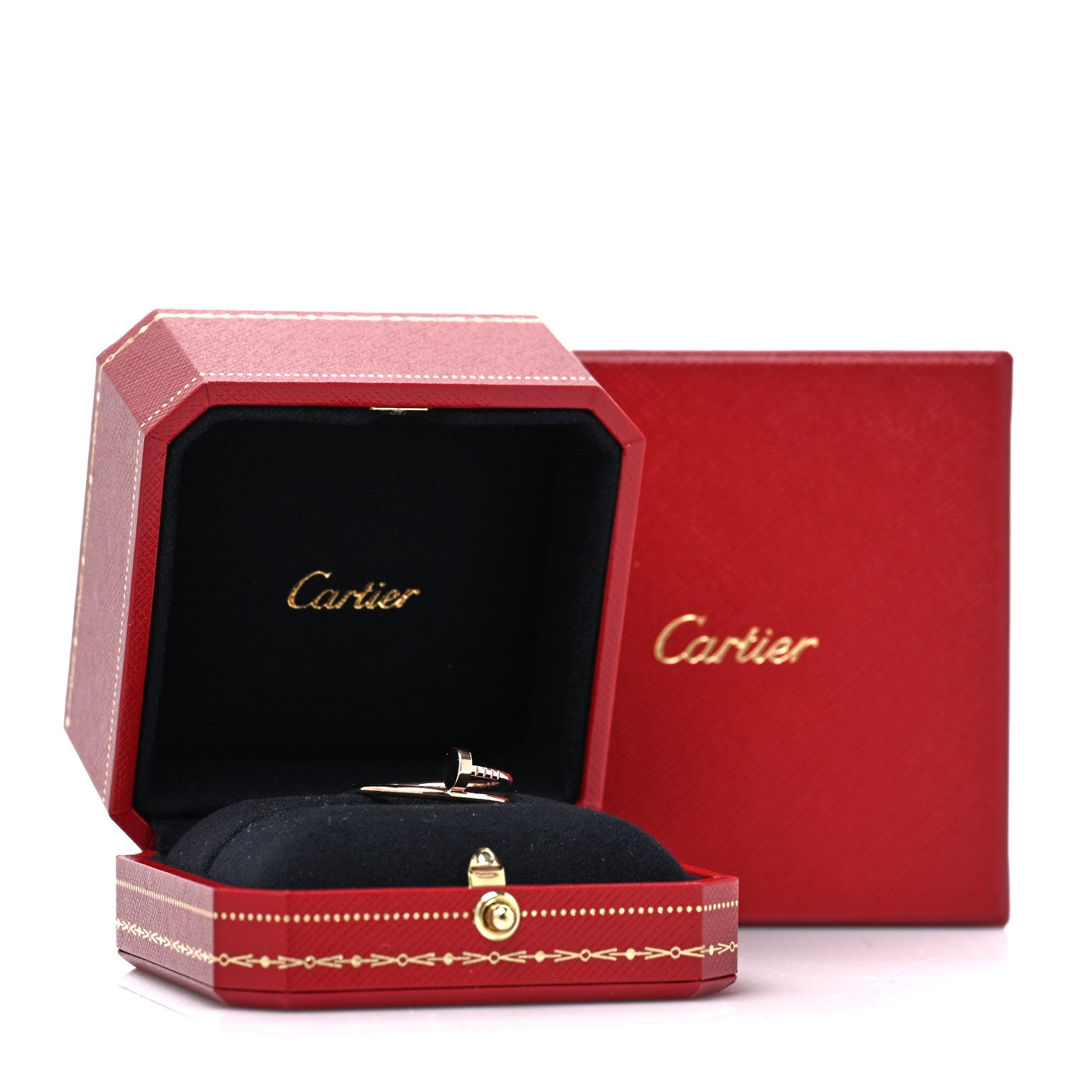 Cartier 18K Pink Gold Small Juste Un Clou Ring 59 8.75 5 of 5