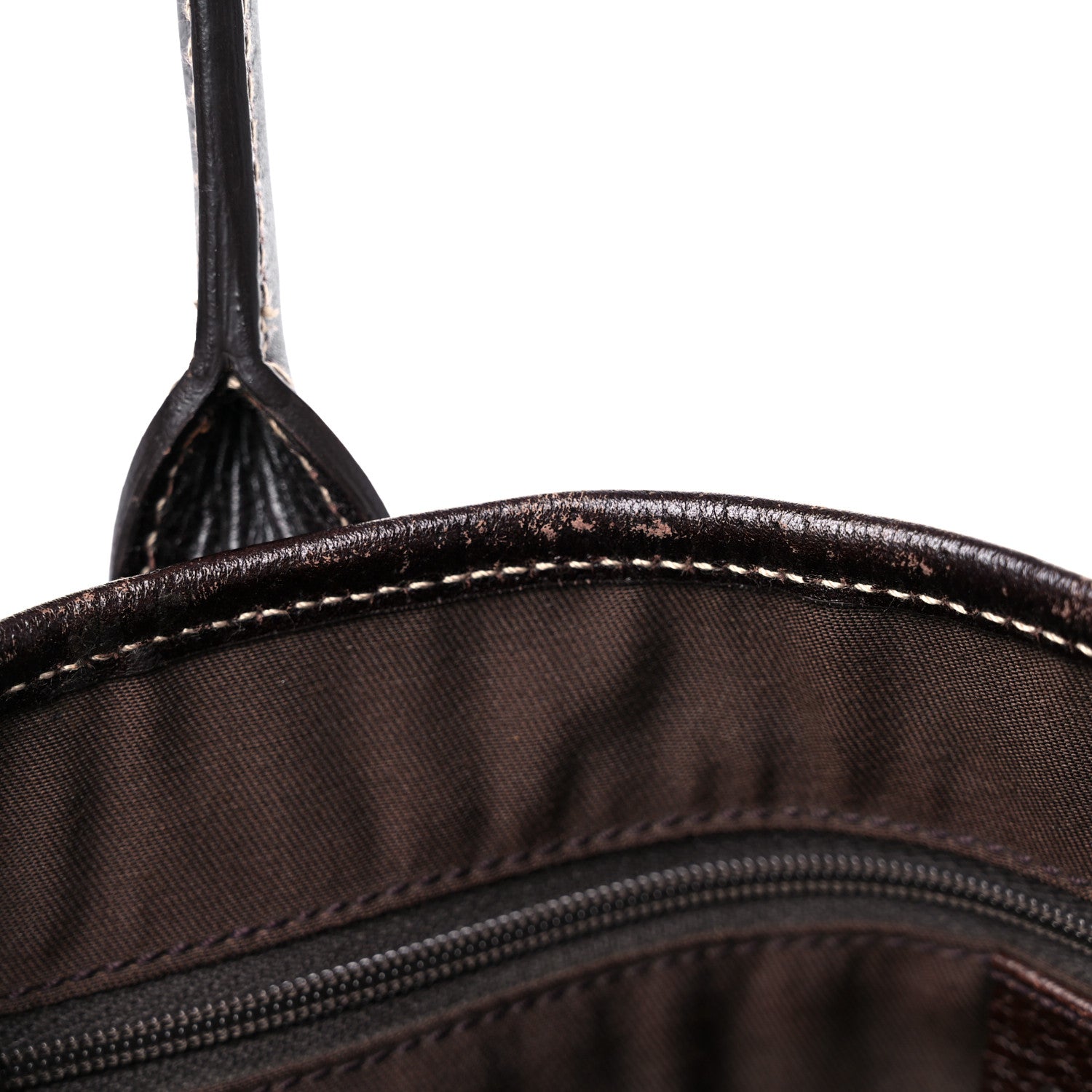 Gucci Monogram Medium Princy Tote Dark Brown 13 of 14