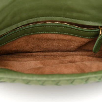 Bottega Veneta Nappa Intrecciato Mini Flap Shoulder Bag Foglia 4 of 9