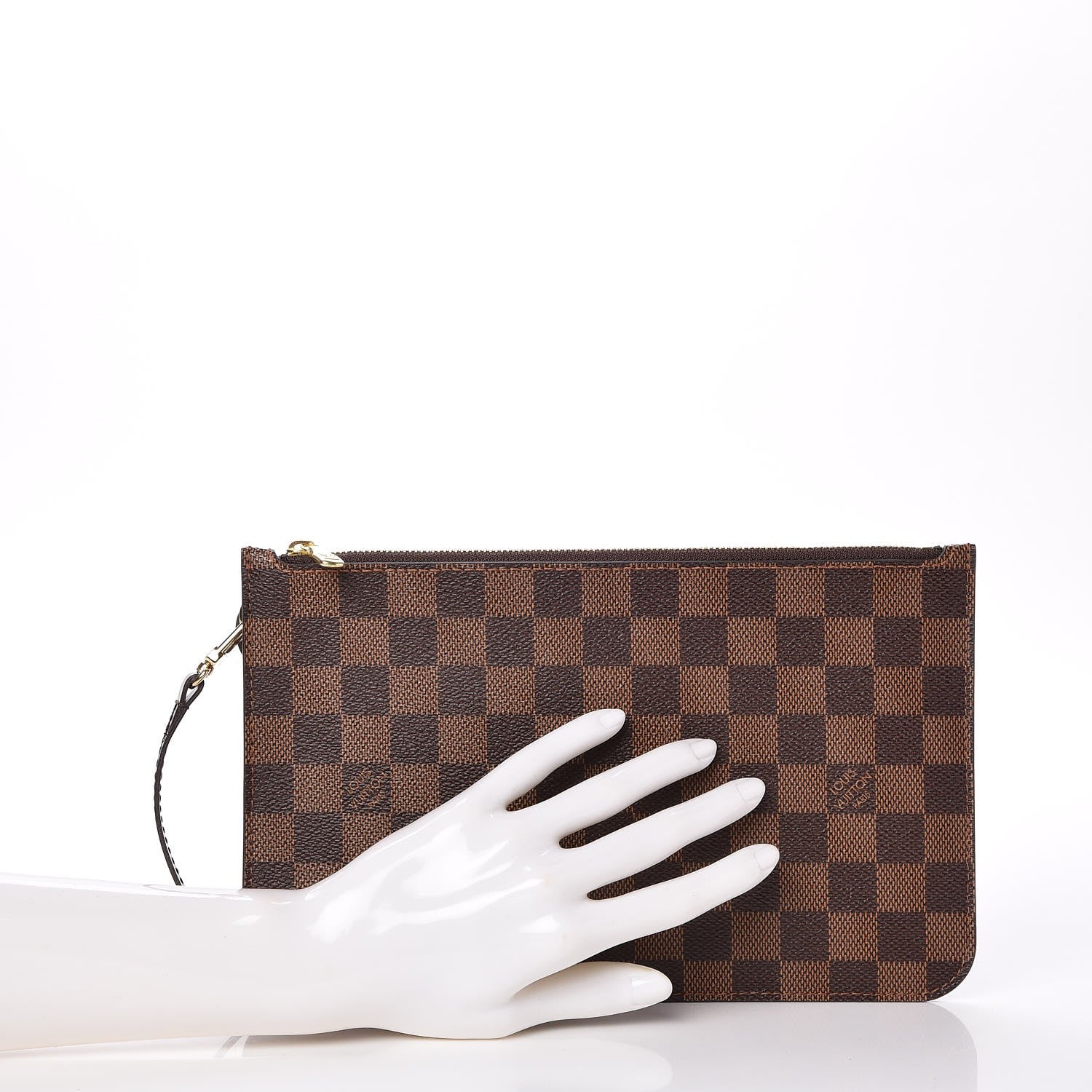 Louis Vuitton Damier Ebene Neverfull MM GM Pochette 2 of 7