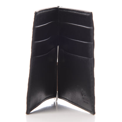 Gucci Microguccissima Bi-Fold Money Clip Wallet Black 5 of 7