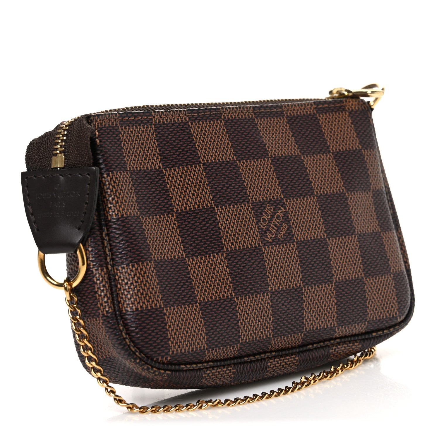 Louis Vuitton Damier Ebene Mini Pochette Accessories 3 of 7