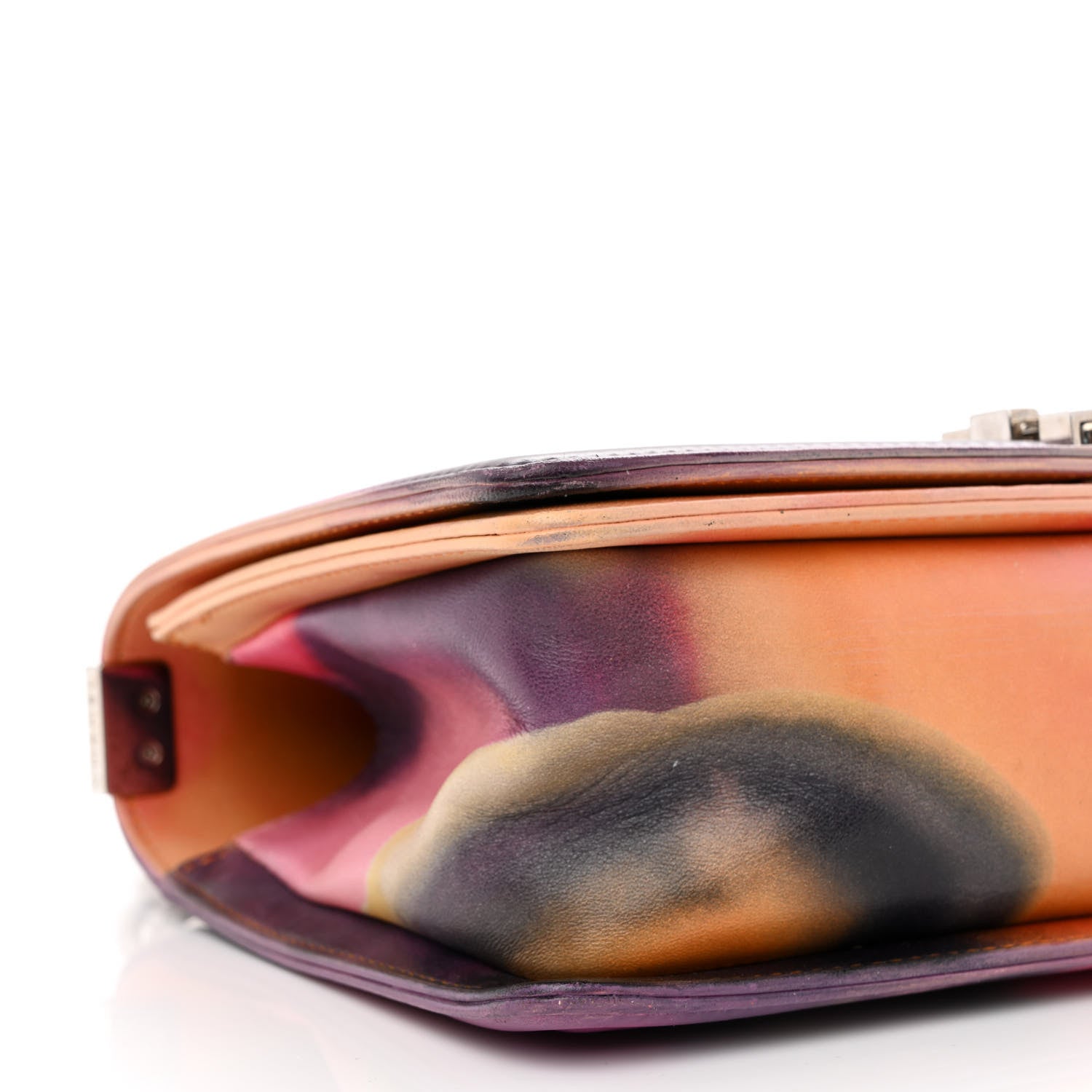 Chanel Printed Lambskin Quilted Medium Flower Power Boy Flap 10 of 15