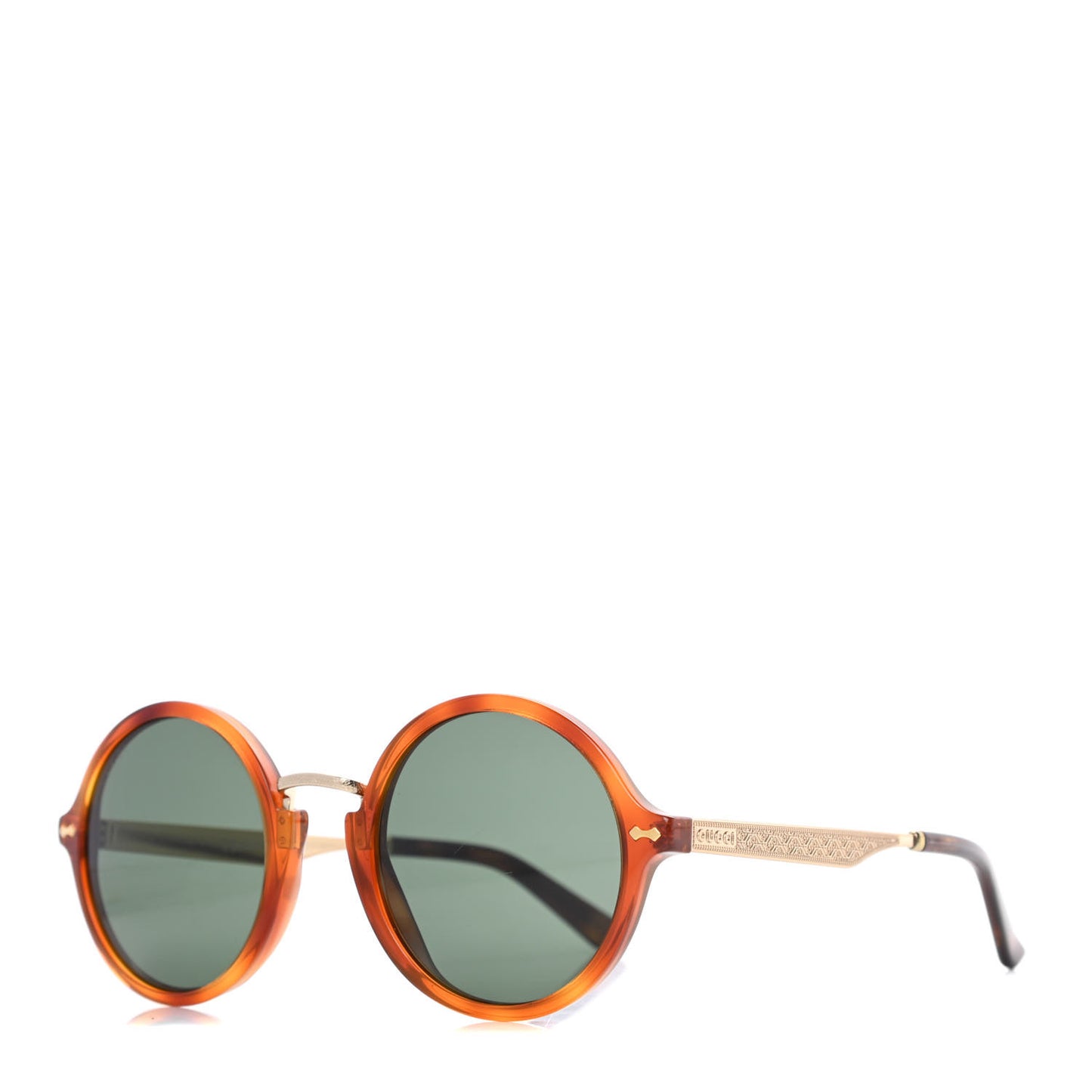 Acetate Round Frame Sunglasses GG1156/S Havana