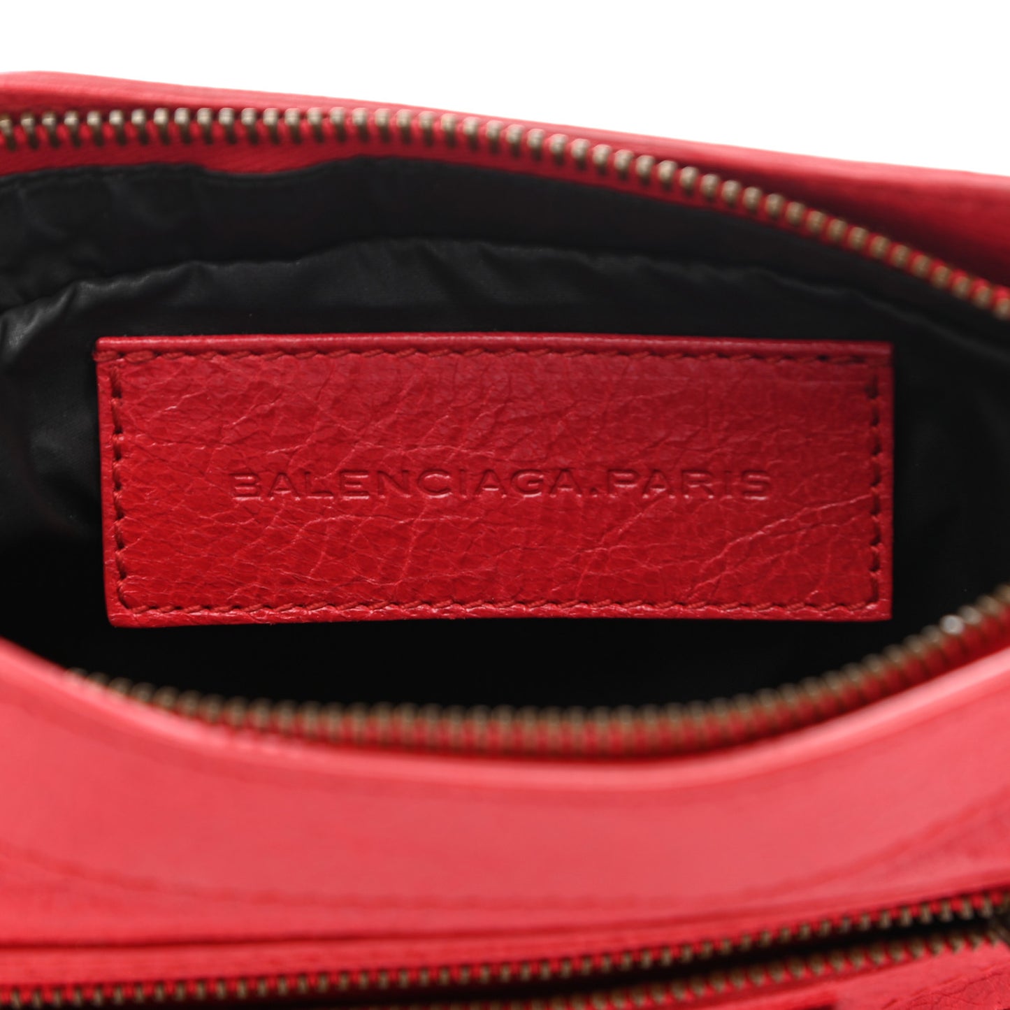 Agneau Porte Toilette Makeup Clutch Rouge Cardinal