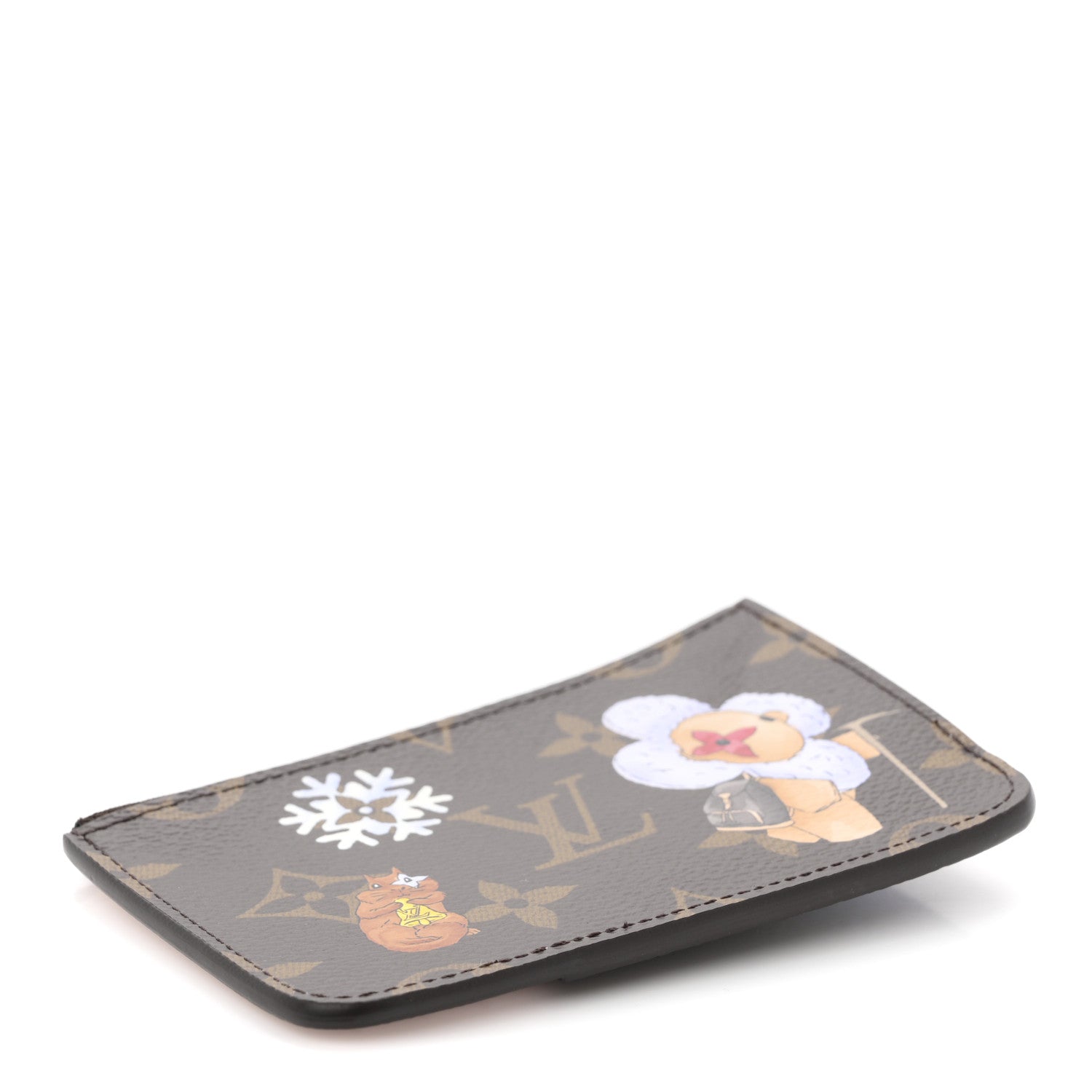 Louis Vuitton Monogram Vivenne Winter Holiday Zipped Romy Card