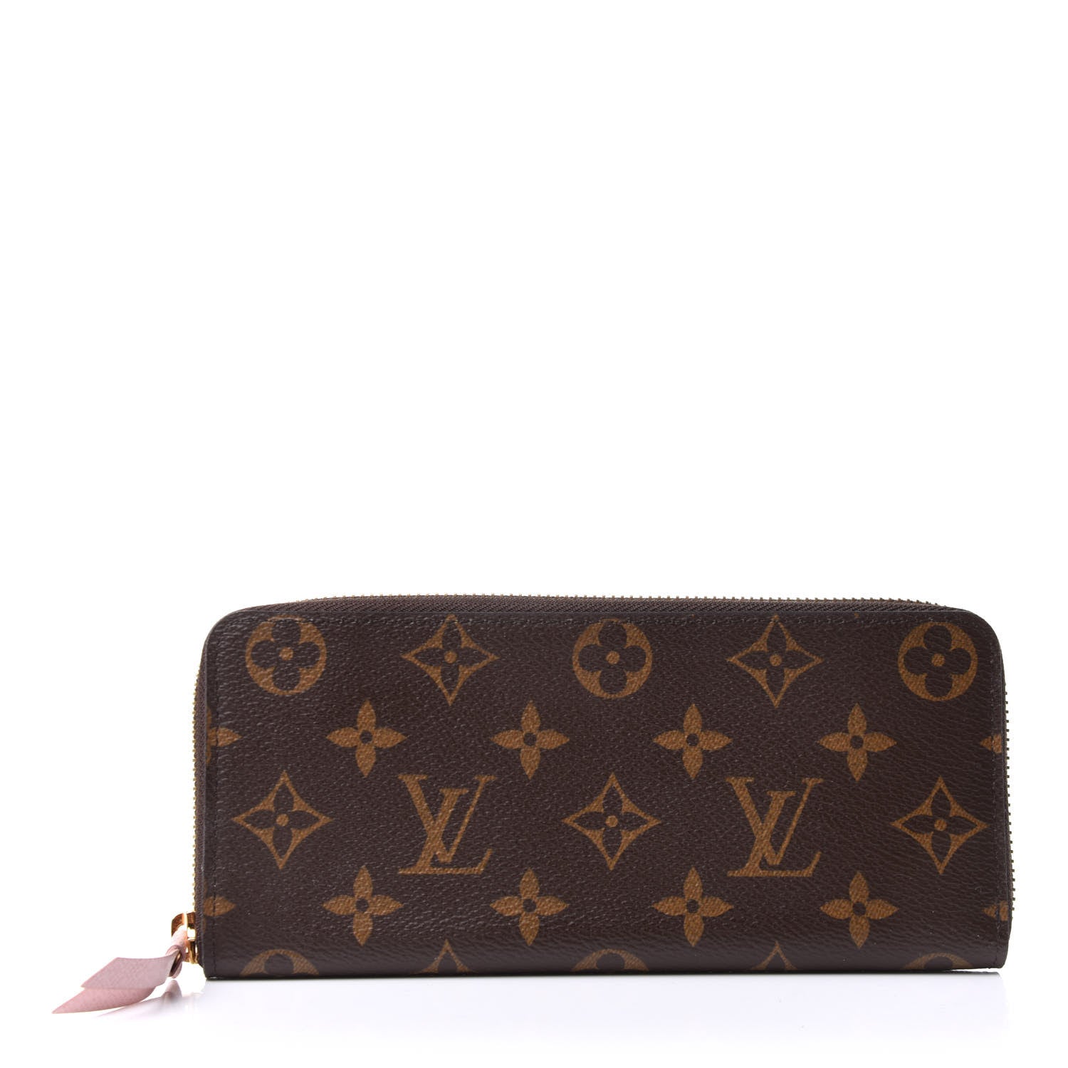 Louis Vuitton Monogram Clemence Wallet Rose Ballerine 1 of 8