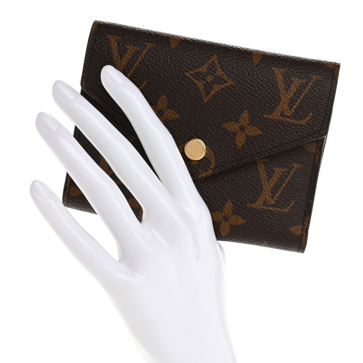 Louis Vuitton Monogram Victorine Wallet Rose Ballerine 2 of 7